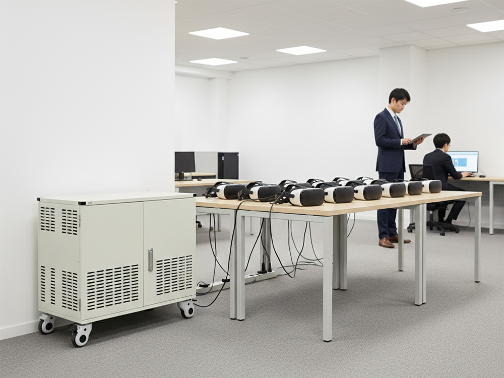 VRゴーグル充電での活用シーン